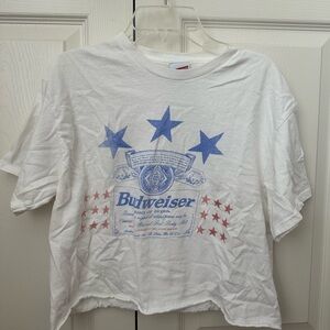 Urban Outfitters Budweiser cropped t shirt